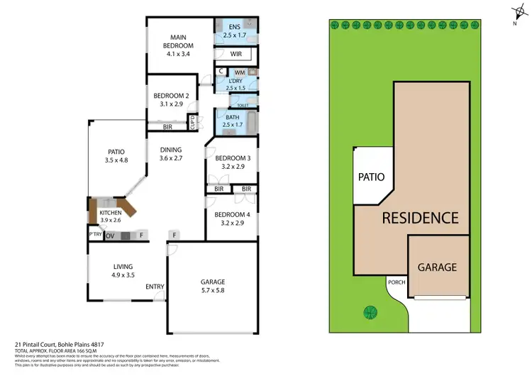 Floorplan of Homely house listing, 21 Pintail Court, Bohle Plains QLD 4817