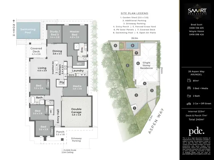 Floorplan of Homely house listing, 28 Aspen Way, Arundel QLD 4214