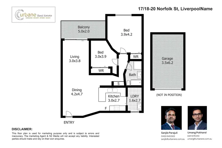 Floorplan of Homely unit listing, 17/18-20 Norfolk Street, Liverpool NSW 2170