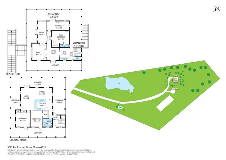 Floorplan of Homely rural property listing, LOT 3, 91 Paul James Drive, Nome QLD 4816