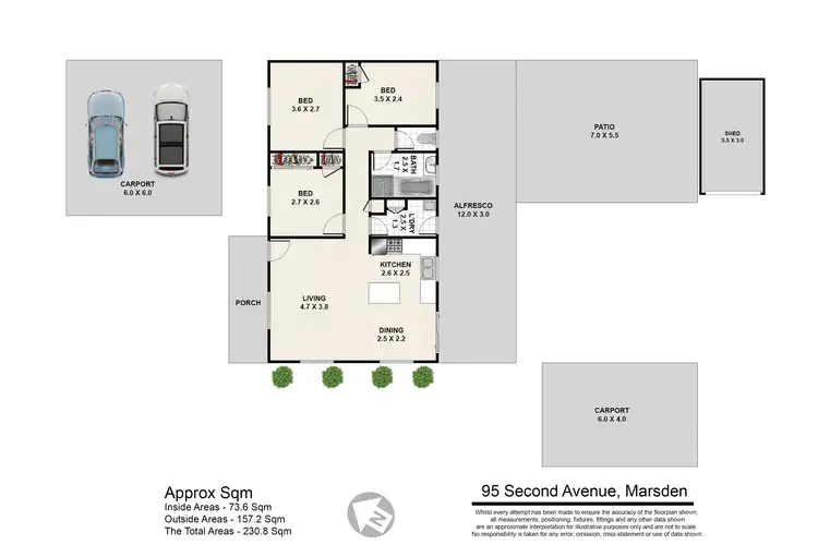 Floorplan of Homely house listing, 95 Second Avenue, Marsden QLD 4132