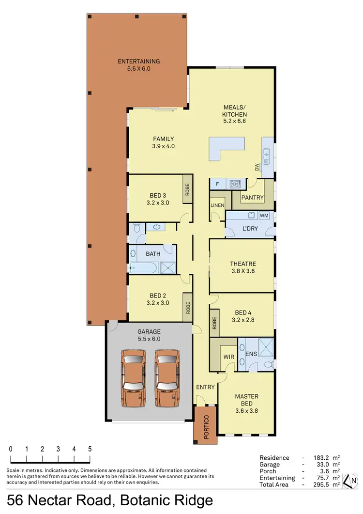 Floorplan of Homely house listing, 56 Nectar Road, Botanic Ridge VIC 3977