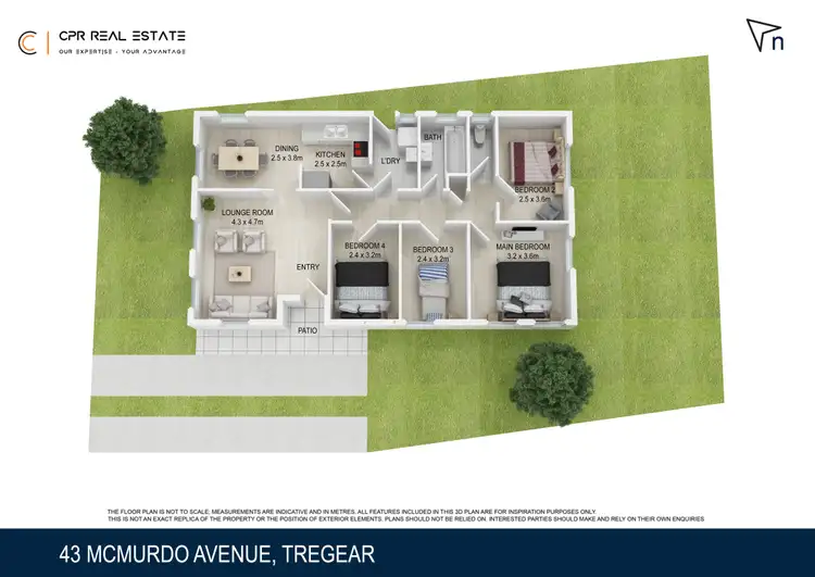 Floorplan of Homely house listing, 43 McMurdo Avenue, Tregear NSW 2770