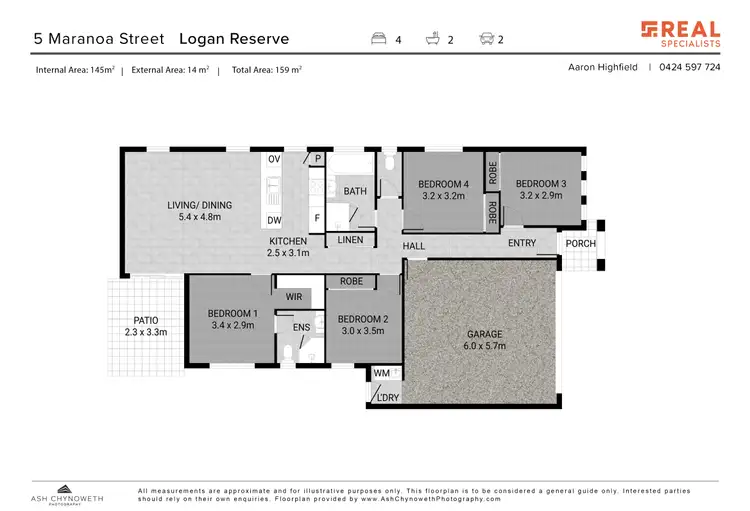 Floorplan of Homely house listing, 5 Maranoa Street, Logan Reserve QLD 4133