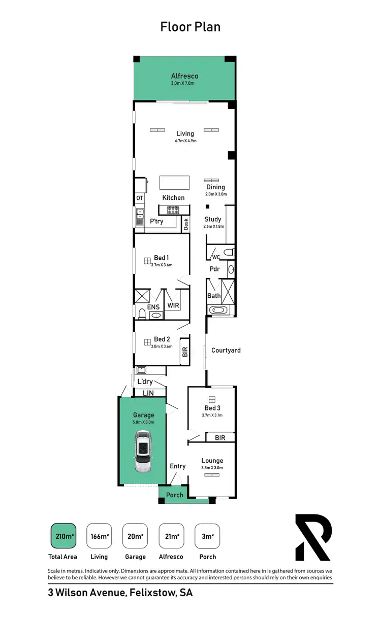 Floorplan of Homely house listing, 3 Wilson Avenue, Felixstow SA 5070