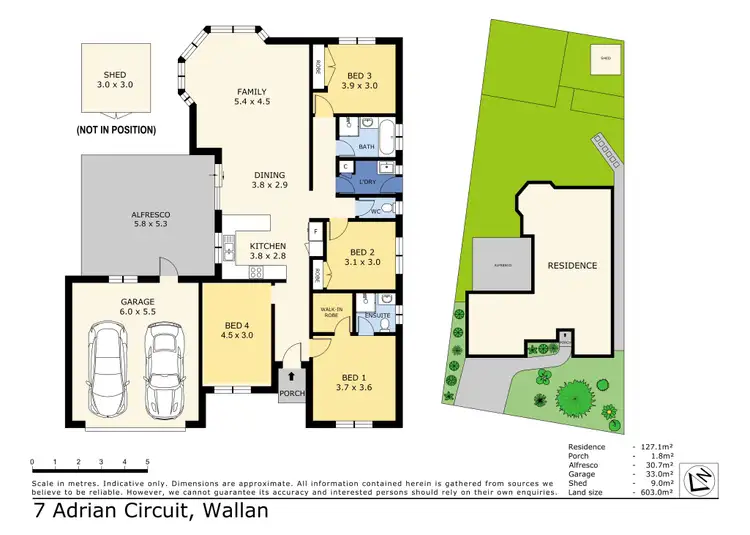 Floorplan of Homely house listing, 7 Adrian Circuit, Wallan VIC 3756