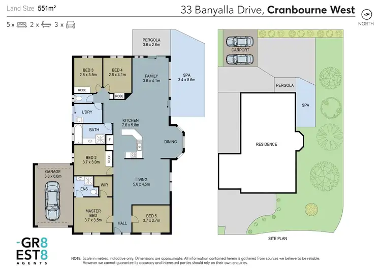 Floorplan of Homely house listing, 33 Banyalla Drive, Cranbourne West VIC 3977