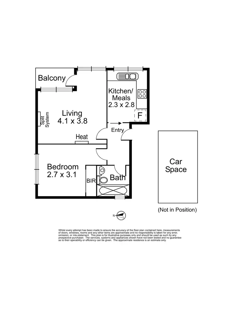Floorplan of Homely apartment listing, 11/23 Kooyong Road, Armadale VIC 3143