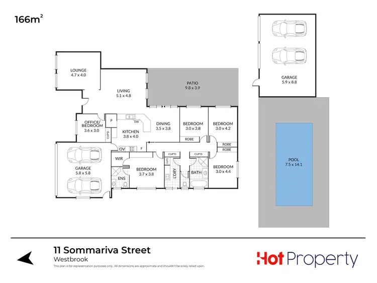 Floorplan of Homely house listing, 11 Sommariva Street, Westbrook QLD 4350