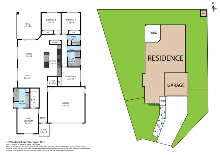 Floorplan of Homely house listing, 31 Woodland Court, Deeragun QLD 4818