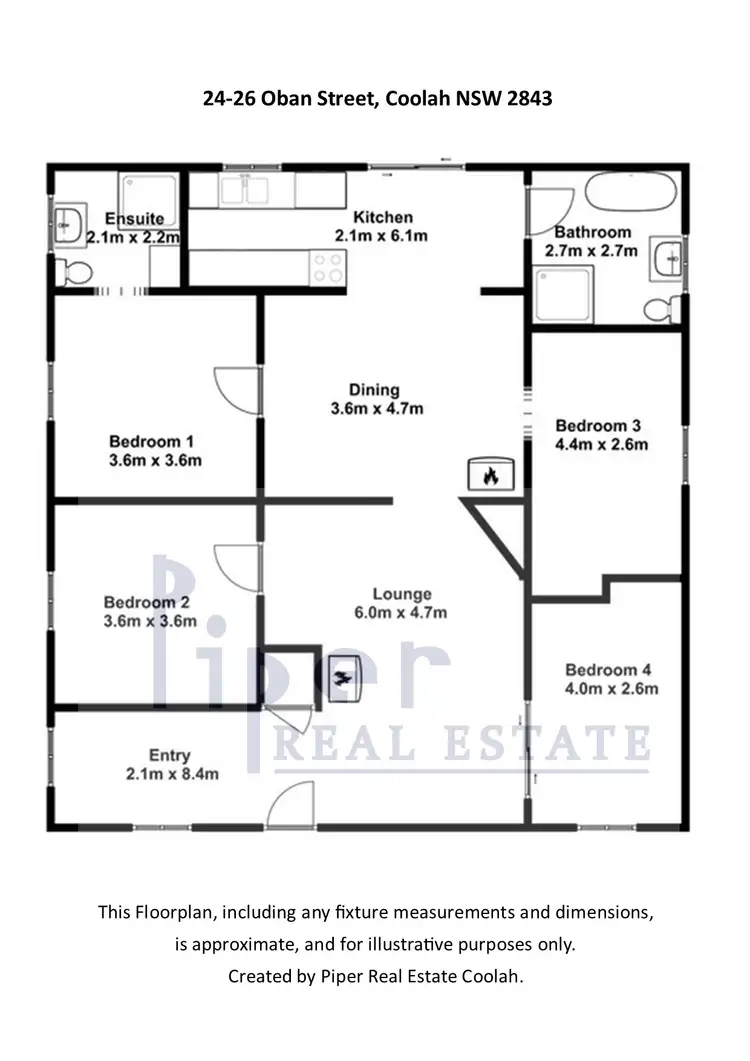Floorplan of Homely house listing, 24-26 Oban Street, Coolah NSW 2843