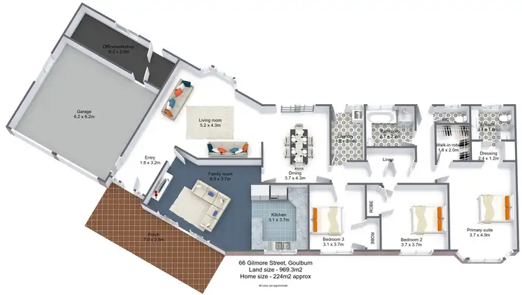 Floorplan of Homely house listing, 66 Gilmore Street, Goulburn NSW 2580