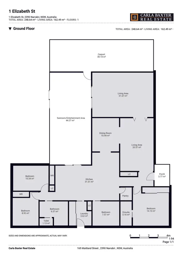 Floorplan of Homely house listing, 1 Elizabeth Street, Narrabri NSW 2390