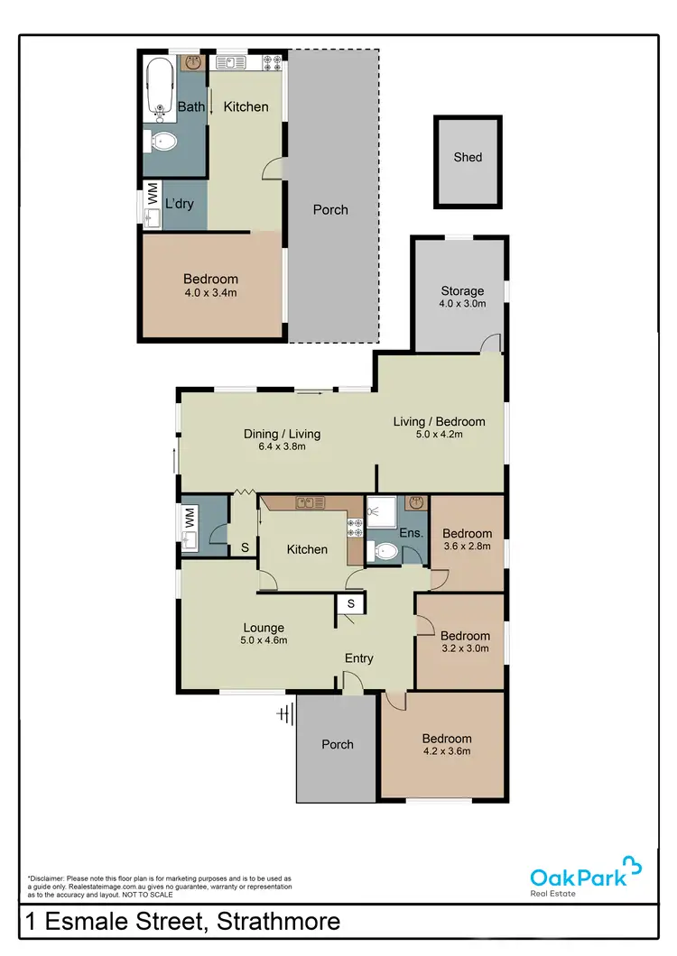 Floorplan of Homely house listing, 1 Esmale Street, Strathmore VIC 3041
