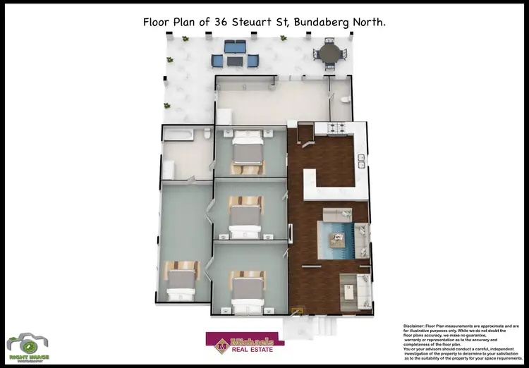 Floorplan of Homely house listing, 36 Steuart Street, Bundaberg North QLD 4670