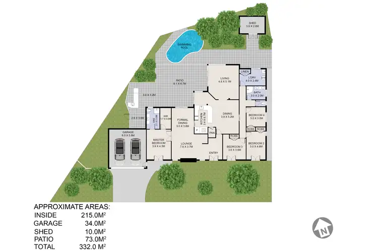 Floorplan of Homely house listing, 21 Devenish Way, Leeming WA 6149