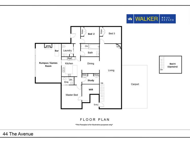 Floorplan of Homely house listing, 44 The Avenue, Kyabram VIC 3620