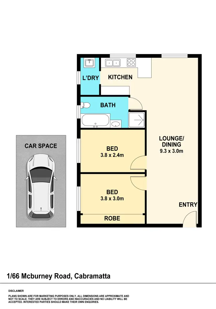 Floorplan of Homely unit listing, 1/66 McBurney Road, Cabramatta NSW 2166