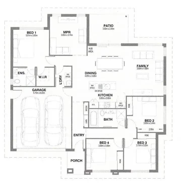 Floorplan of Homely house listing, 1 Broughton Rd., Urraween QLD 4655