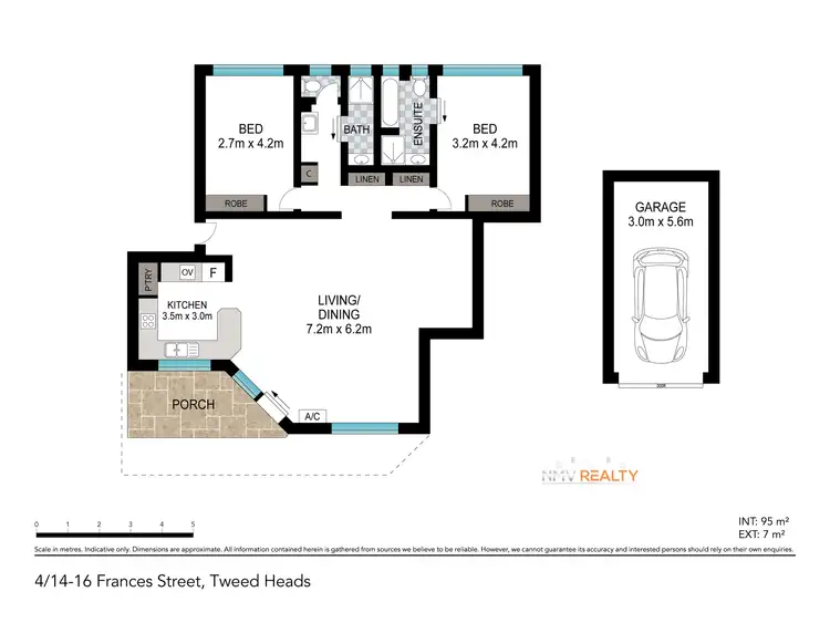 Floorplan of Homely unit listing, 4/14-16 Frances Street, Tweed Heads NSW 2485
