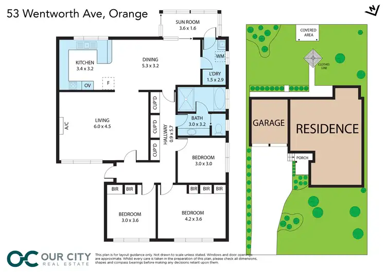 Floorplan of Homely house listing, 53 Wentworth Lane, Orange NSW 2800