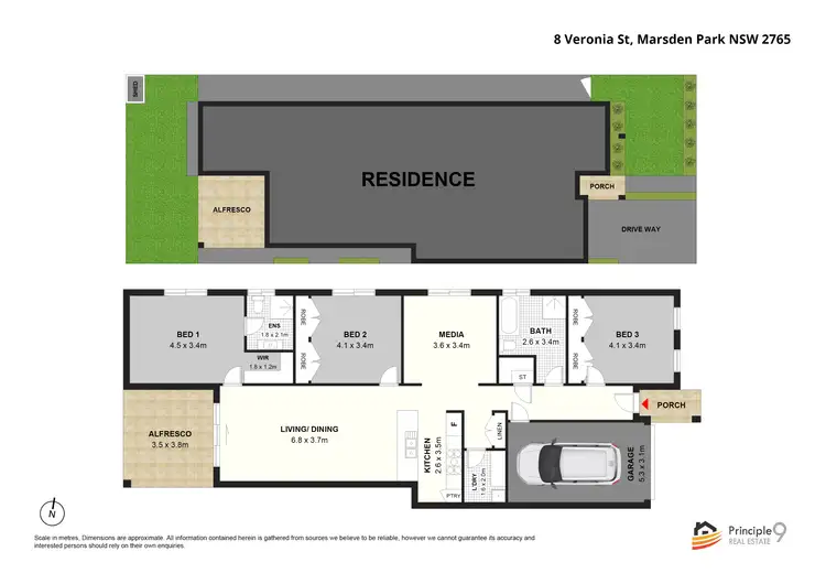 Floorplan of Homely house listing, 8 Veronia Street, Marsden Park NSW 2765