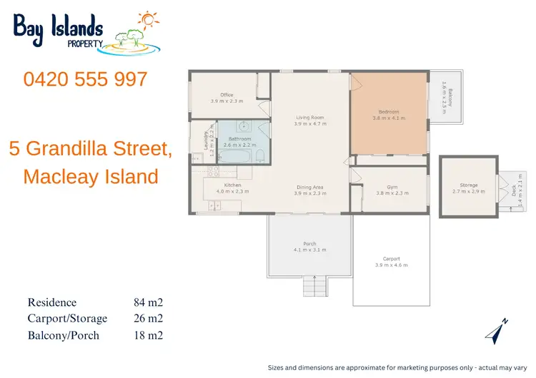 Floorplan of Homely house listing, 5 Granadilla Street, Macleay Island QLD 4184
