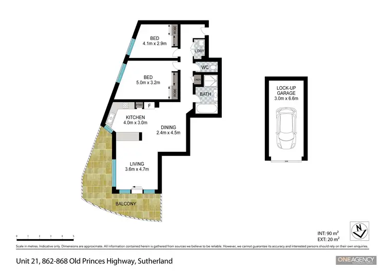 Floorplan of Homely apartment listing, 21/862 Old Princes Highway, Sutherland NSW 2232
