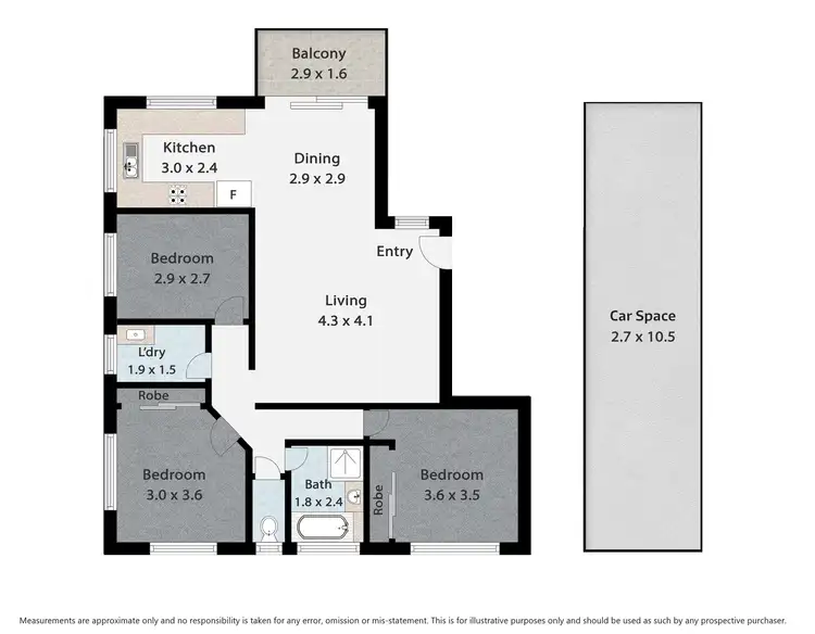 Floorplan of Homely unit listing, 12/26 Genoa Street, Surfers Paradise QLD 4217
