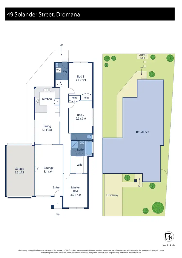 Floorplan of Homely house listing, 49 Solander Street, Dromana VIC 3936