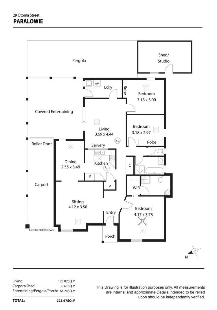 Floorplan of Homely house listing, 29 Otoma Street, Paralowie SA 5108