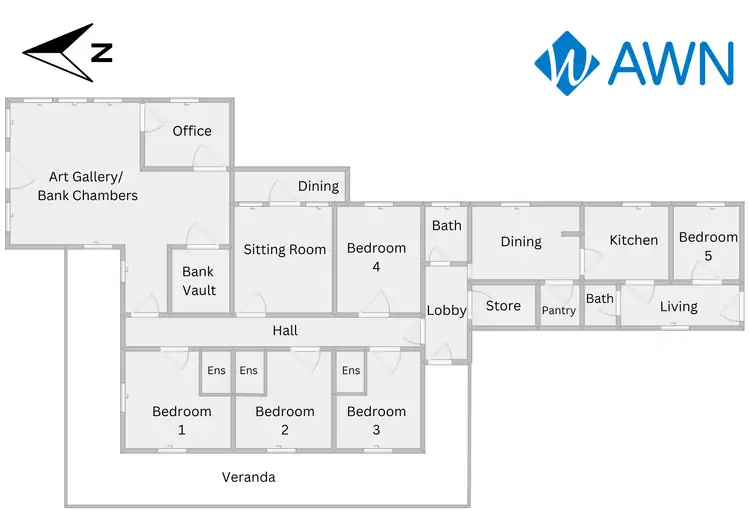Floorplan of Homely house listing, 38-40 Victoria Street, Millthorpe NSW 2798