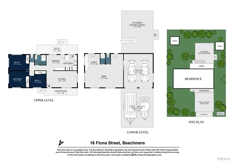 Floorplan of Homely house listing, 16 Fiona Street, Beachmere QLD 4510