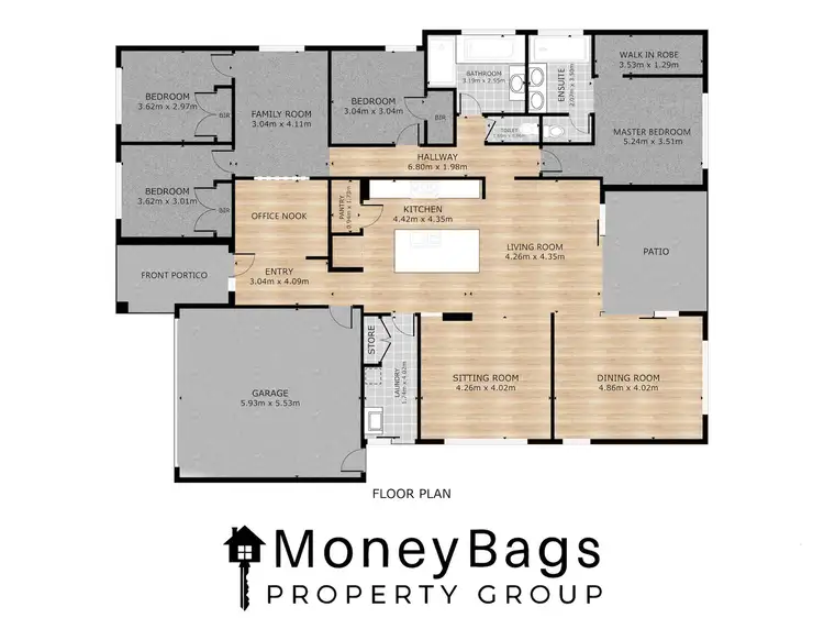 Floorplan of Homely house listing, 156-160 Bottlebrush Drive, Jimboomba QLD 4280