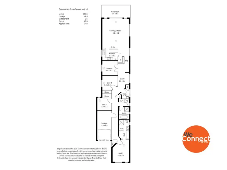 Floorplan of Homely house listing, 30B Centre Street, Largs Bay SA 5016