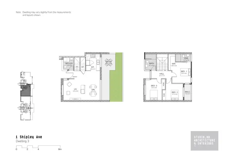 Floorplan of Homely townhouse listing, 3/1 Shipley Avenue, North Strathfield NSW 2137