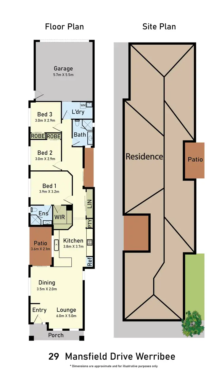 Floorplan of Homely house listing, 29 Mansfield Drive, Werribee VIC 3030