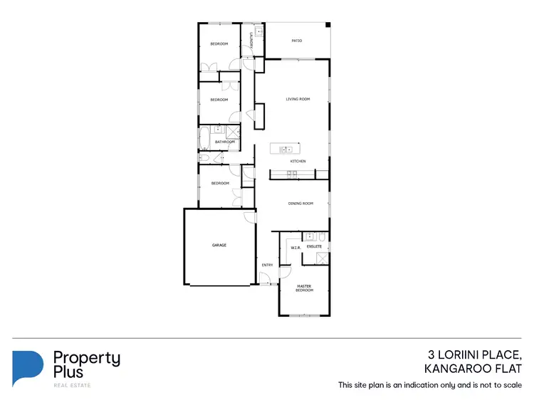 Floorplan of Homely house listing, 3 Loriini Place, Kangaroo Flat VIC 3555