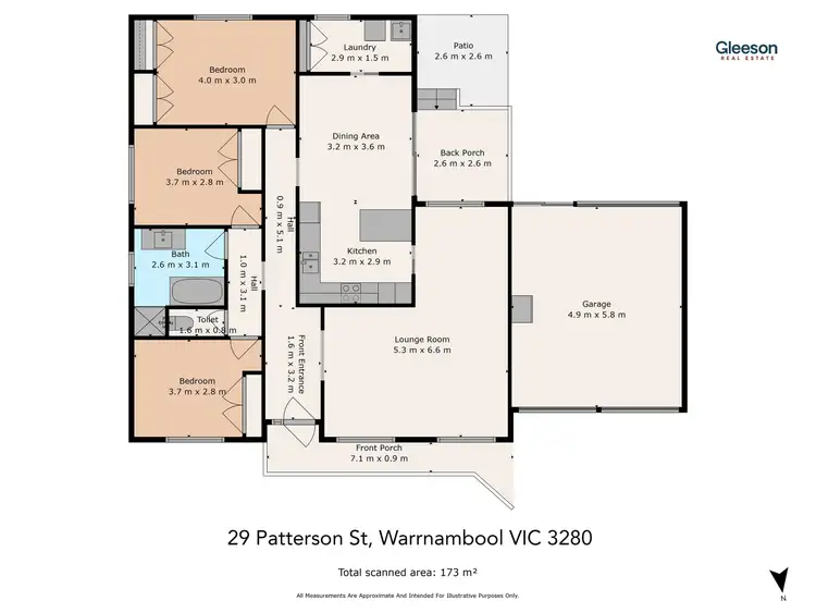 Floorplan of Homely house listing, 29 Patterson Street, Warrnambool VIC 3280