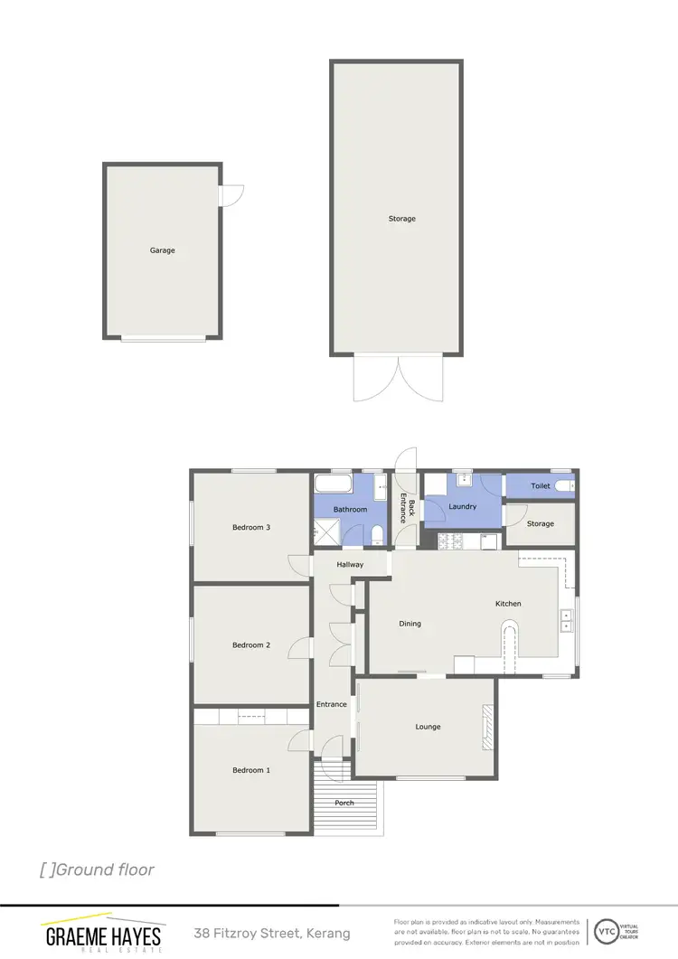 Floorplan of Homely house listing, 38 Fitzroy Street, Kerang VIC 3579