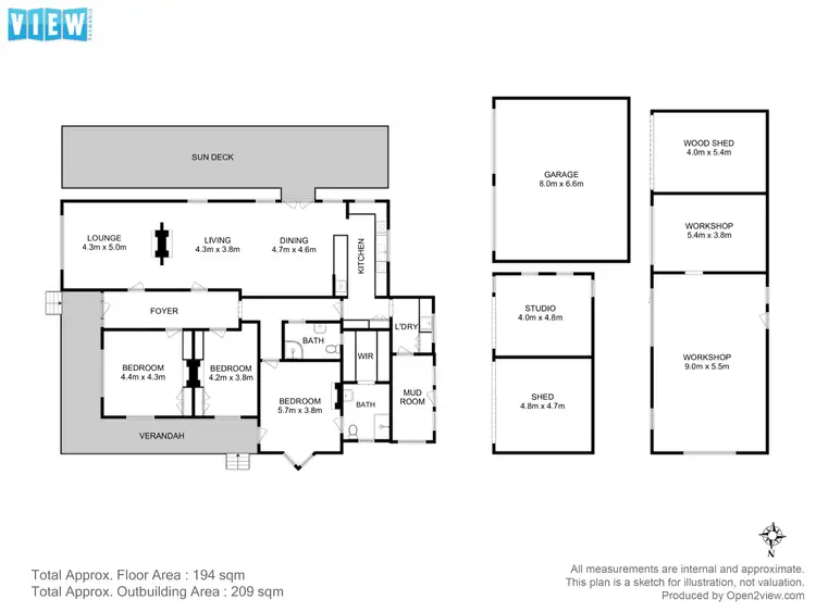 Floorplan of Homely house listing, 3624 Channel Highway, Woodbridge TAS 7162