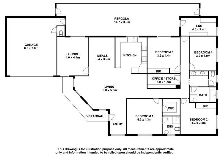 Floorplan of Homely house listing, 34 King Grove, Mount Gambier SA 5290