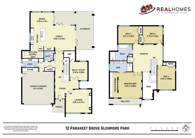 Floorplan of Homely house listing, 12 Parakeet Grove, Glenmore Park NSW 2745