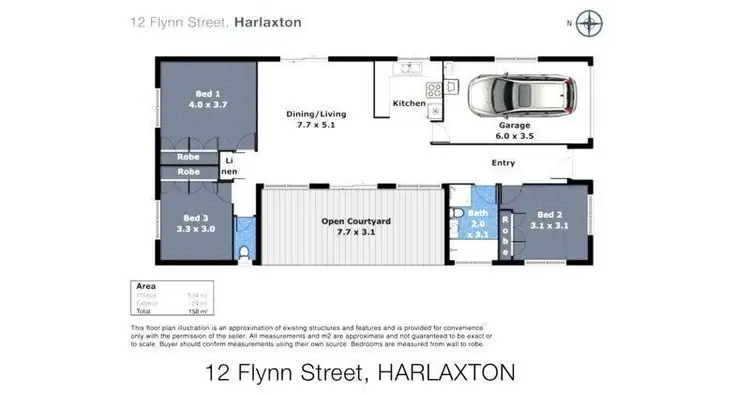 Floorplan of Homely house listing, 12 Flynn Street, Harlaxton QLD 4350