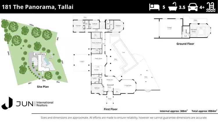 Floorplan of Homely rural property listing, 181-187 The Panorama, Tallai QLD 4213