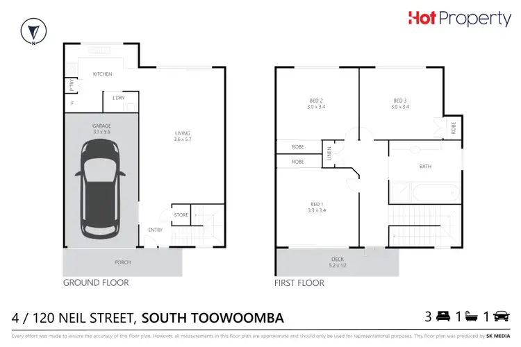 Floorplan of Homely unit listing, Unit 4/120 Neil Street, South Toowoomba QLD 4350