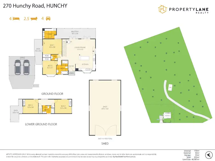 Floorplan of Homely house listing, 270 Hunchy Road, Hunchy QLD 4555