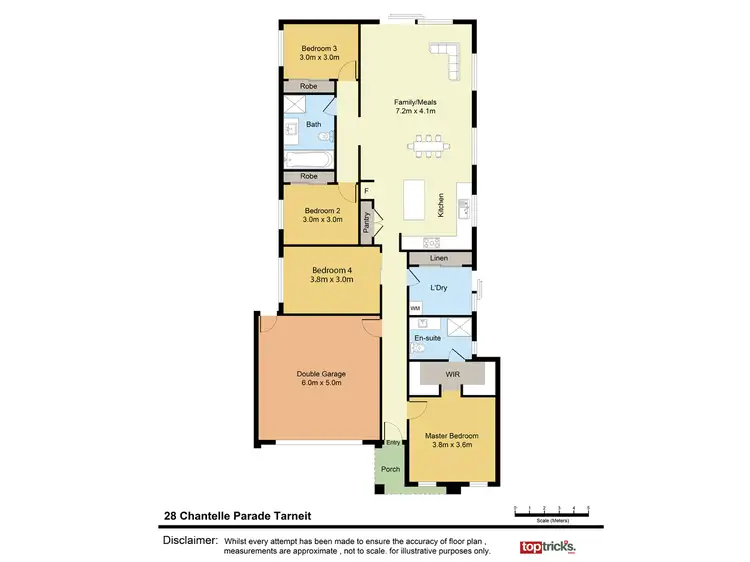 Floorplan of Homely house listing, 28 Chantelle Parade, Tarneit VIC 3029