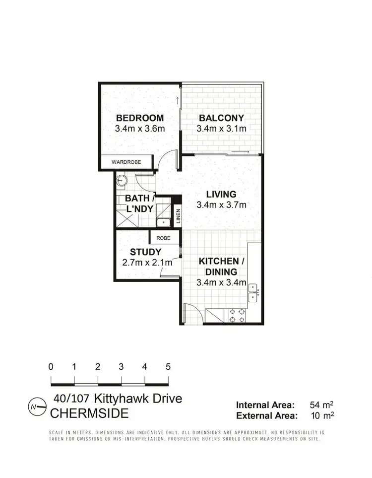 Floorplan of Homely apartment listing, 40/107 Kittyhawk Drive, Chermside QLD 4032