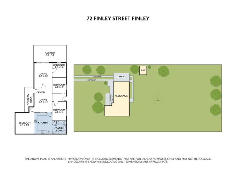 Floorplan of Homely house listing, 72 Finley Street, Finley NSW 2713
